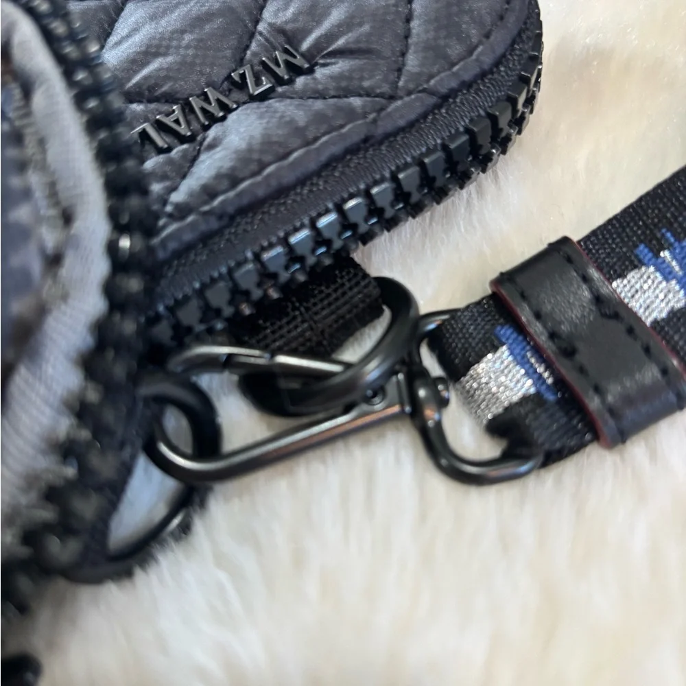 MZ Wallace Black Quilted Crossbody with Pouch - Picture 6 of 12